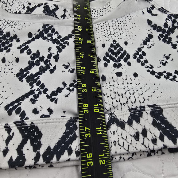 Savvi Fit XL Black and White Snake Print Sports Bra - Picture 6 of 7
